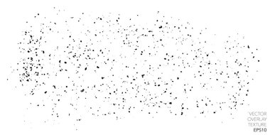 İnce tahıl vektör dokusu örtüşüyor. Bir renk soyut grunge arkaplan. Grunge deseni monokrom grafik kaynağı