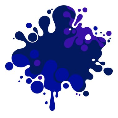 Vektör soyut karmaşık şekil, sıvı lekeli görüntü arka plan şablonu olarak. Dinamik renkli yuvarlak arkaplan