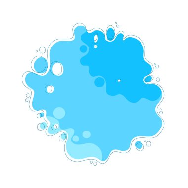 Vektör soyut karmaşık şekil, sıvı lekeli görüntü arka plan şablonu olarak. Dinamik renkli yuvarlak arkaplan