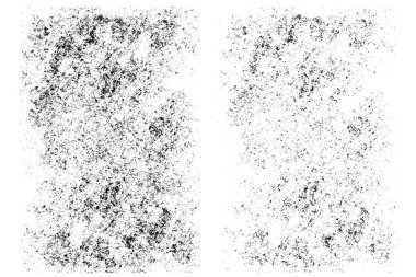 Yoğun vektör grunge şehir dokuları. Sıkıntılı kaplama dokusu ayarlandı. Grunge arka planı çeşitli yoğunlukta. Soyut doku efekti