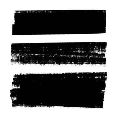 Elle çizilmiş fırça darbeleri, arka planda lekeler. Tek renkli tasarım elementleri ayarlandı. Bir renk monokrom sanatsal el çizimi arkaplan