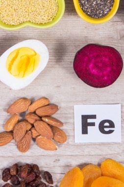 Doğal demir, mineral ve vitamin gibi sağlıklı besin maddeleri. Kansızlık sırasındaki en iyi yiyecekler