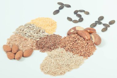 Yazıt TSH ve tiroid şeklinde besleyici doğal bileşenler. Sağlıklı yiyecekler, kaynak vitamin ve mineral olarak kullanılır. Tiroit kavramı ile ilgili sorunlar