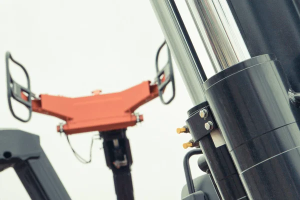 Pistón Negro Actuador Máquina Cargadora Que Utiliza Para Balas Transporte — Foto de Stock