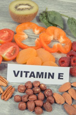 Nutritious food containing natural vitamin E and other minerals. Healthy eating