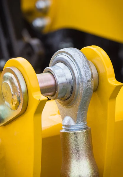 Screws Bolts Part Yellow Agricultural Machinery Technology Engineering — Stockfoto