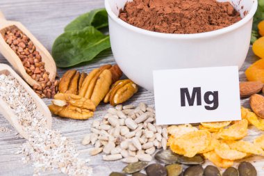 Yazıt MG, sağlıklı besleyici yiyecekler ve kaynak olarak çeşitli malzemeler doğal magnezyum, beslenme lifleri ve diğer mineraller.