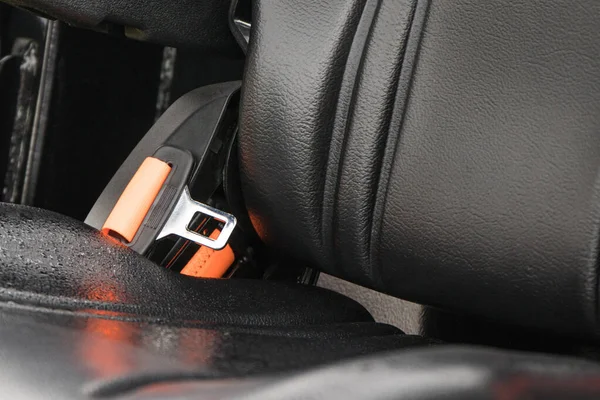 Seat Belt Car Industrial Agricultural Machine Concept Close Seat Belt — Stock Photo, Image