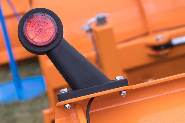Warning Red Light Truck Tractor Other Industrial Agricultural Machine Safety — 스톡 사진