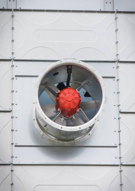 Ventilation fan using in grain dryer. Detail and parts of agricultural machinery and equipments