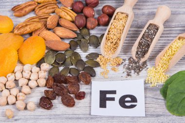 Doğal demir, mineral ve vitamin içeren besin maddeleri. Anemi ile savaşmak için en iyi yiyecek. Sağlıklı beslenme