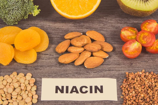 Healthy Nutritious Food Source Natural Niacin Other Various Vitamins Minerals — Stockfoto