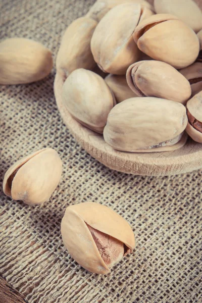 Pistaschnötter Som Innehåller Naturliga Vitaminer Och Mineraler Hälsosam Kost — Stockfoto