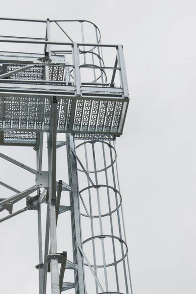 Ladder Silo Storage Grain Harvest Part Detail Agricultural Equipments — Stockfoto