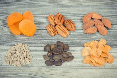 Sağlıklı gıda kaynak olarak doğal magnezyum, beslenme lifleri ve diğer vitaminler ve mineraller