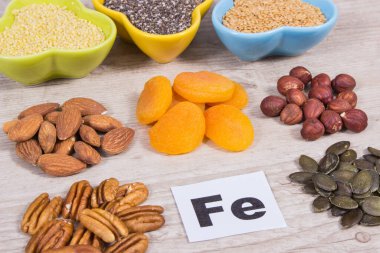 Demir, vitamin ve mineral gibi sağlıklı besin maddeleri. Anemi ile mücadelede en iyi yiyecekler