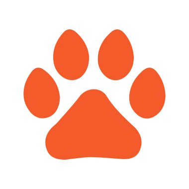 dog paw icon. animal symbol. vector illustration