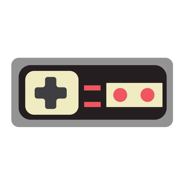 Retro Gaming Video Game Console Controller Vector Illustration — Stock Vector