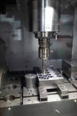 CNC machining center cutting mold high precision by CAM program