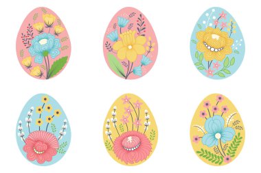 Paskalya tatil vektör çizim