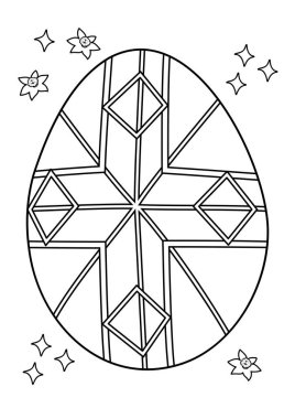 Ukrayna süsleme sayfalı Paskalya yumurtası