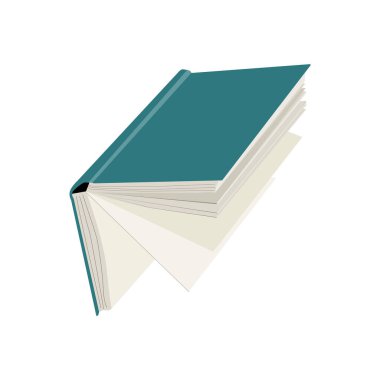 Beyaz arkaplan üzerine kitap aç