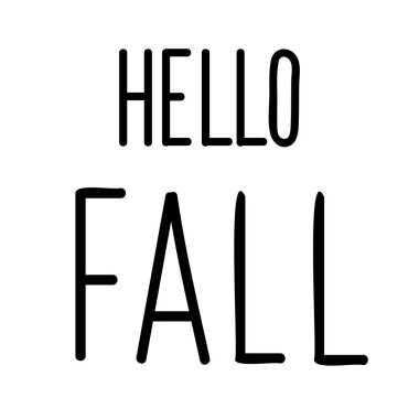  Merhaba güz mektupları. Davetiye kartı, poster, afiş ve tişört için daktilo..