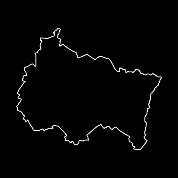 Χάρτης Γκραντ Εστ Περιφέρεια Της Γαλλίας Εικονογράφηση Διανύσματος — Διανυσματικό Αρχείο