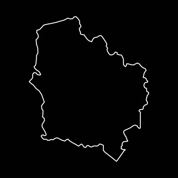 Hauts France Haritası Fransa Bölgesi Vektör Illüstrasyonu — Stok Vektör