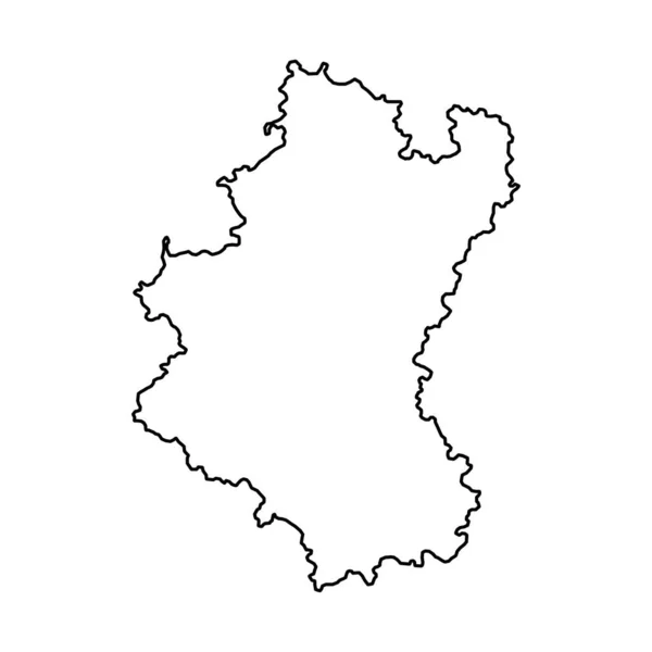 ベルギーの地図 ベクターイラスト — ストックベクタ