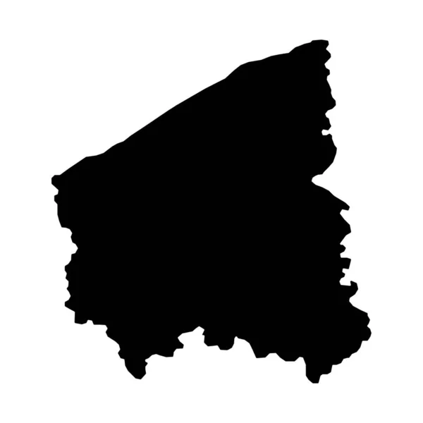 Batı Flanders Eyaleti Haritası Belçika Eyaletleri Vektör Illüstrasyonu — Stok Vektör