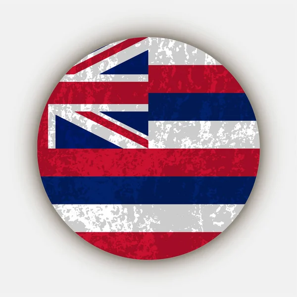 Hawaii State Flag Vector Illustration — Vetor de Stock