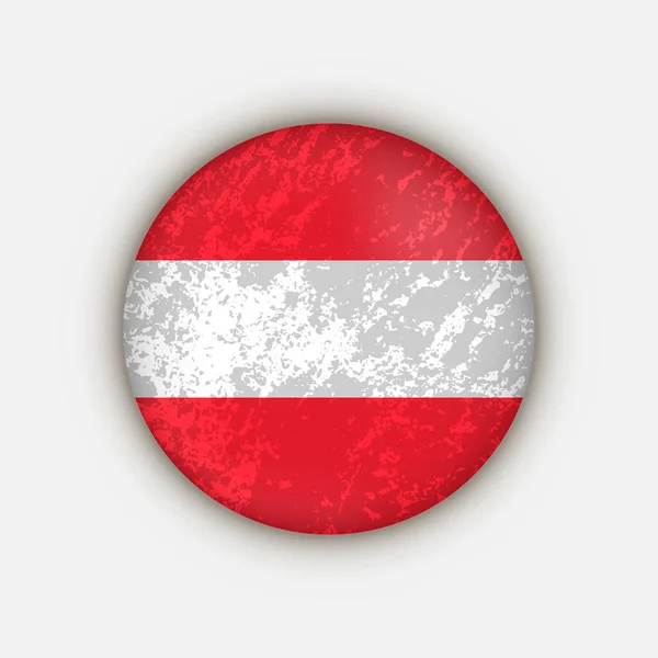 Paese Austria Bandiera Austria Illustrazione Vettoriale — Vettoriale Stock