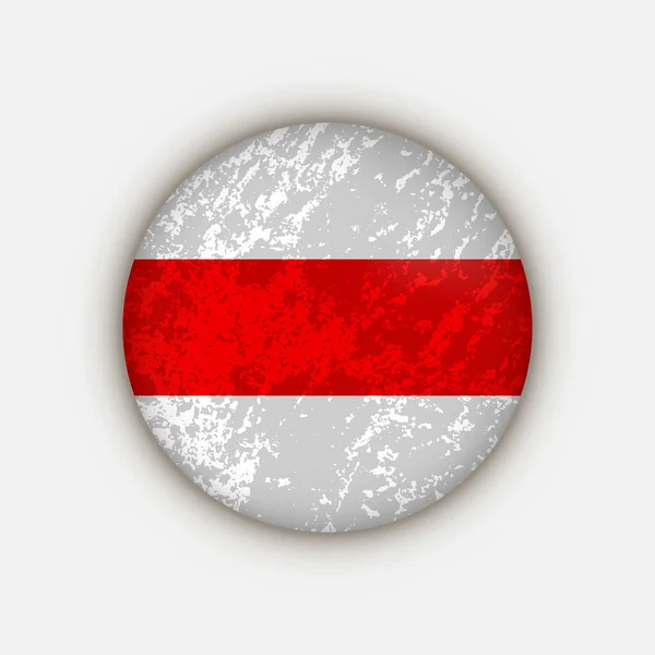Χώρα Λευκορωσία Σημαία Λευκορωσίας Εικονογράφηση Διανύσματος — Διανυσματικό Αρχείο