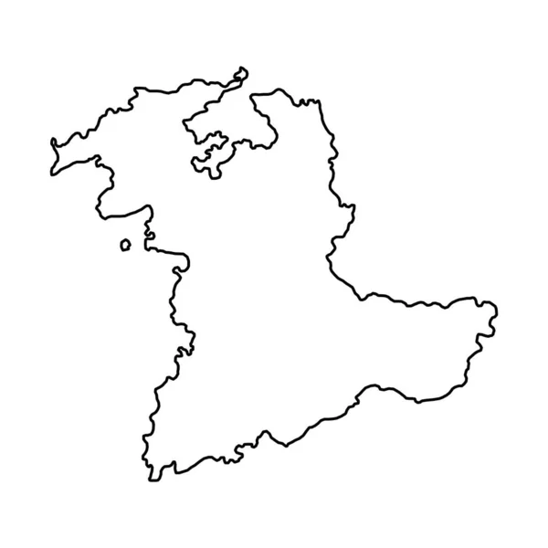 ベルン地図 スイスのカントン ベクターイラスト — ストックベクタ