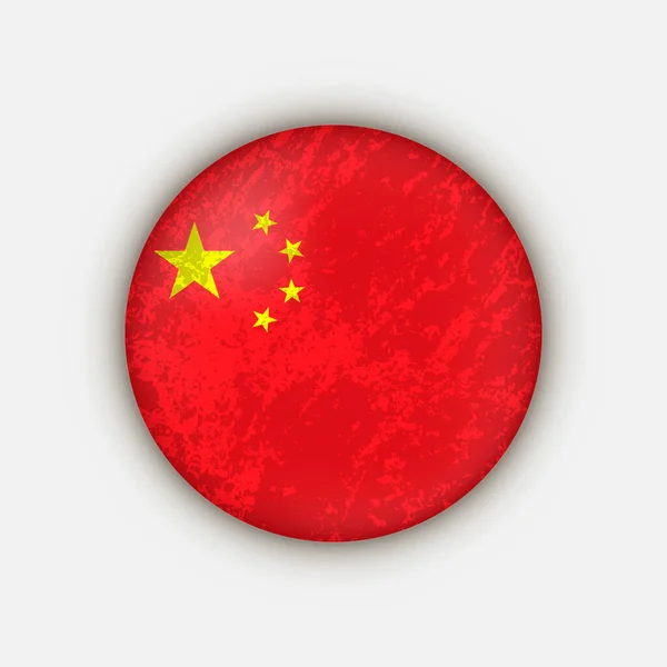 Країна Китай Прапор Китаю Приклад Вектора — стоковий вектор