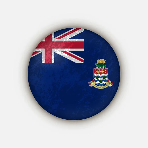 Land Kaaimaneilanden Kaaimaneilanden Vlag Vectorillustratie — Stockvector