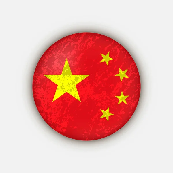 País China Bandera China Ilustración Vectorial — Vector de stock