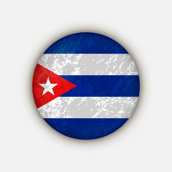 Land Kuba Kuba Flagge Vektorillustration — Stockvektor