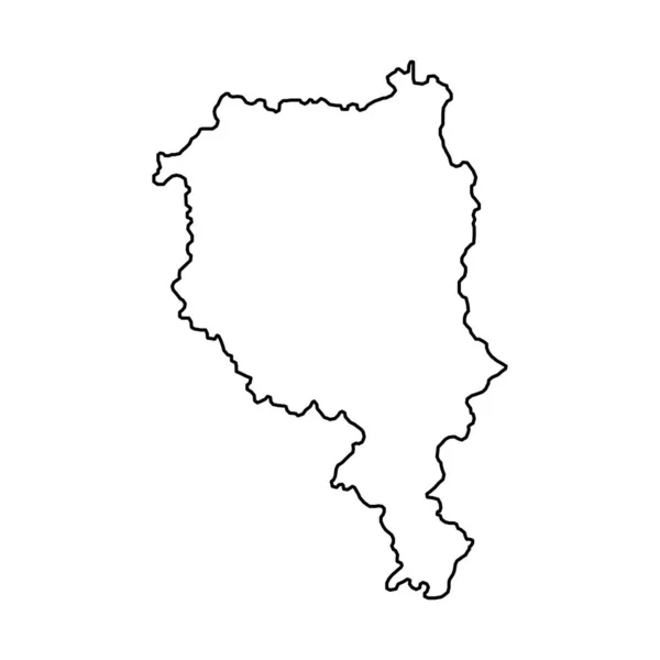Ticino Kaart Kantons Van Zwitserland Vectorillustratie — Stockvector