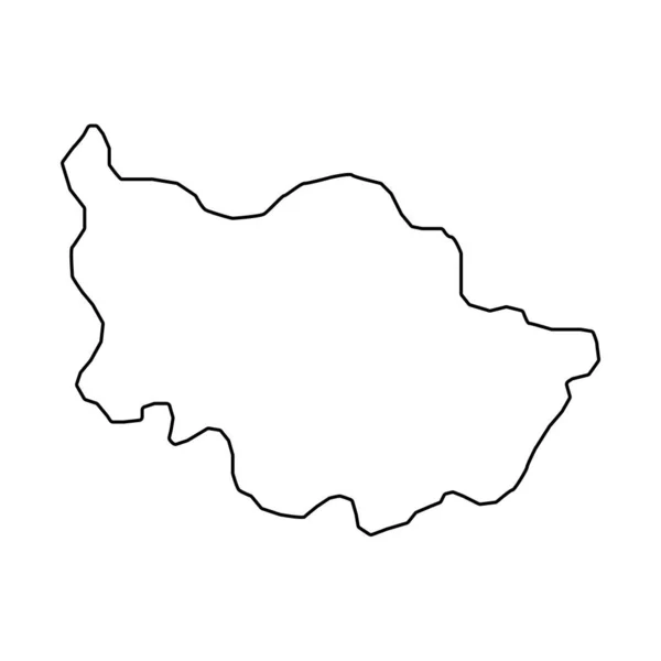 Zug Map Cantons Switzerland Vector Illustration — Stock Vector