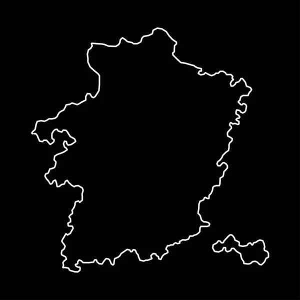 Limburg Eyaleti Haritası Belçika Eyaletleri Vektör Illüstrasyonu — Stok Vektör