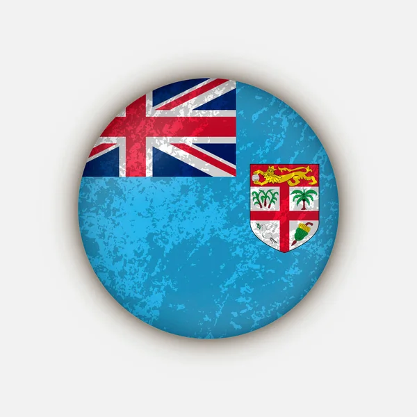 Φίτζι Σημαία Φίτζι Εικονογράφηση Διανύσματος — Διανυσματικό Αρχείο