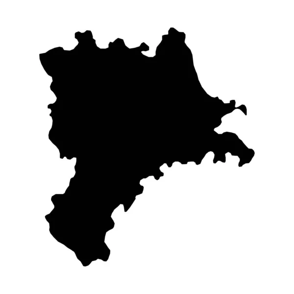 Χάρτης Λουκέρνη Καντόνια Της Ελβετίας Εικονογράφηση Διανύσματος — Διανυσματικό Αρχείο