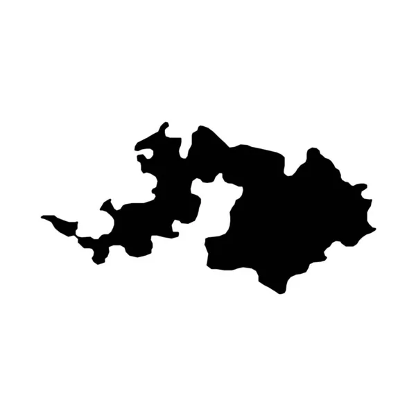 Basel Landschaft Karta Kantonerna Schweiz Vektorillustration — Stock vektor