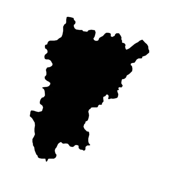 Χάρτης Γιούρι Καντόνια Της Ελβετίας Εικονογράφηση Διανύσματος — Διανυσματικό Αρχείο