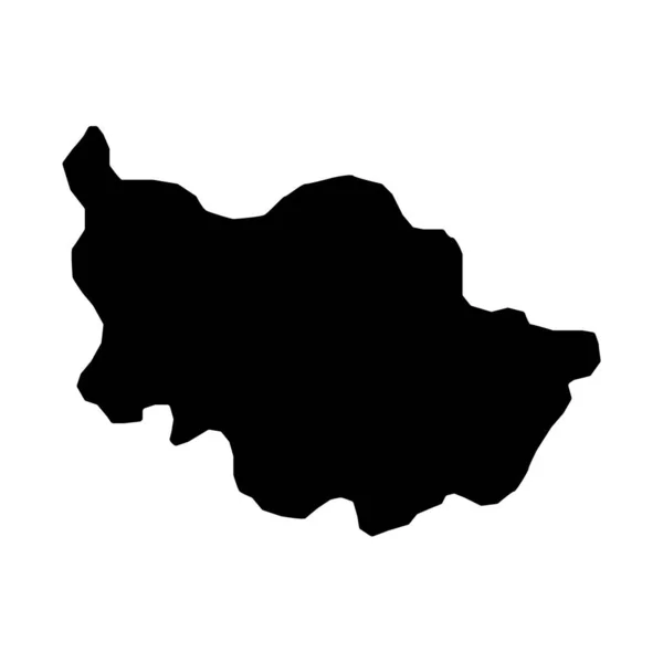 Χάρτης Ζούγκ Καντόνια Της Ελβετίας Εικονογράφηση Διανύσματος — Διανυσματικό Αρχείο