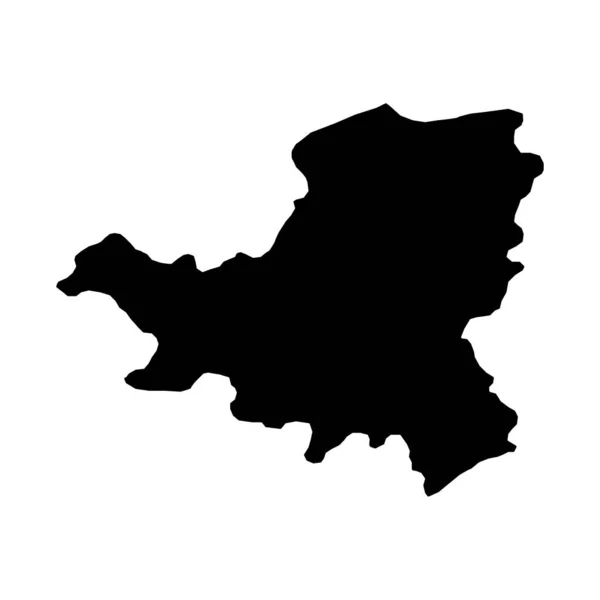 Χάρτης Schwyz Καντόνια Της Ελβετίας Εικονογράφηση Διανύσματος — Διανυσματικό Αρχείο