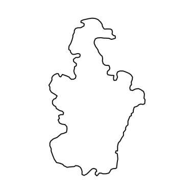 Tianjin haritası, Çin 'in idari bölümleri. Vektör illüstrasyonu.