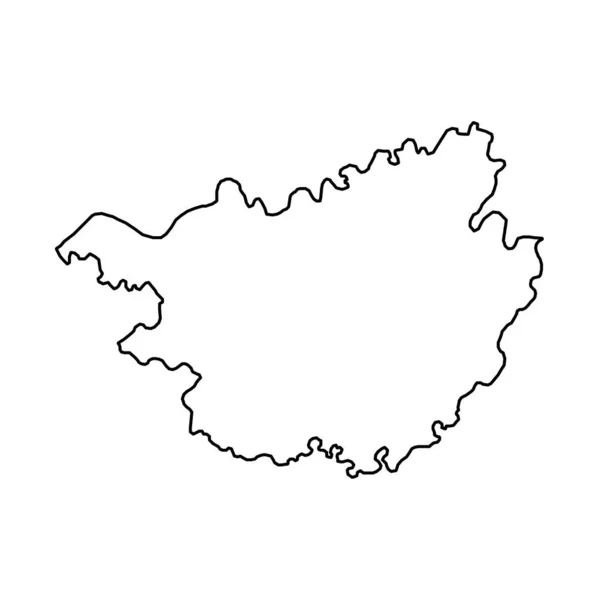 广西壮族自治区地图 中国行政区划 矢量说明 — 图库矢量图片